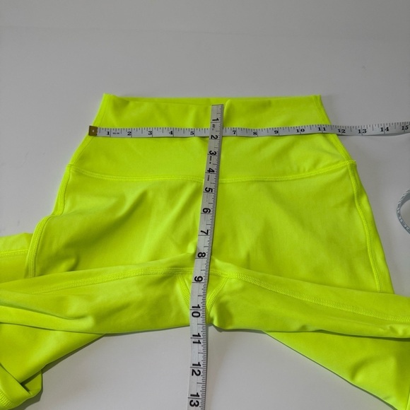 lululemon Wunder Under High Rise Leggings 25” Women’s 4 Running Marathon Yellow - Picture 10 of 12